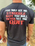 You may see me struggle